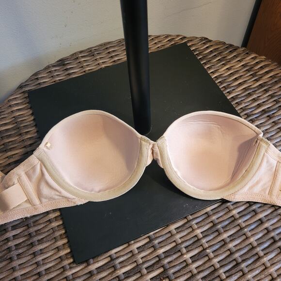 Maidenform 8250 Strapless Multiway Bra Size 34B Nude Convertible Underwire - Picture 2 of 10